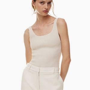Aritzia - Babaton -  Sculpt Knit Squareneck Tank